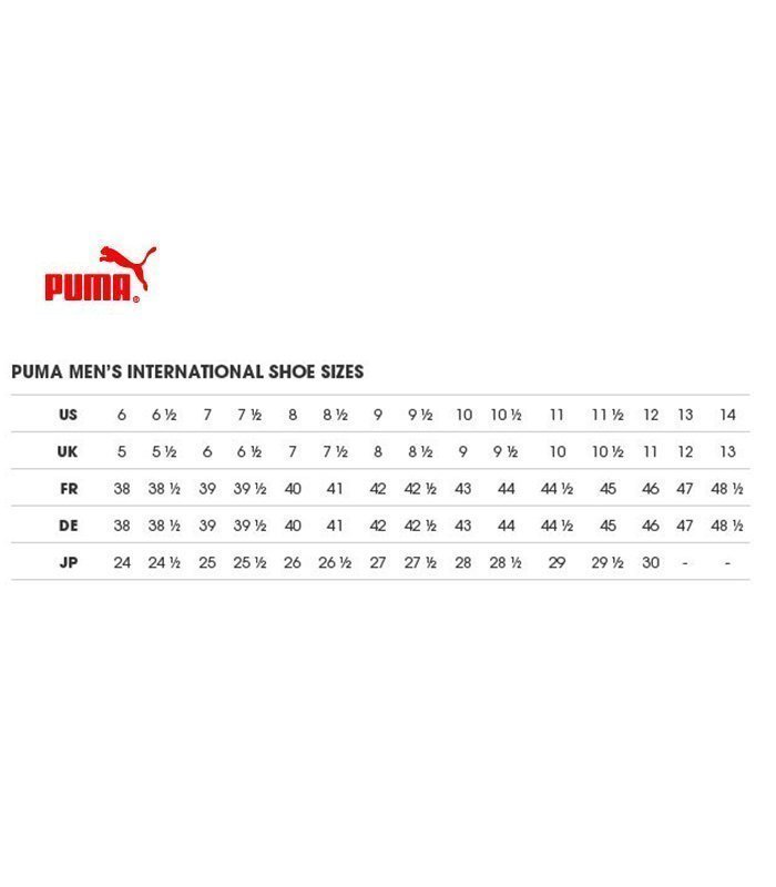 puma golf shoes size chart