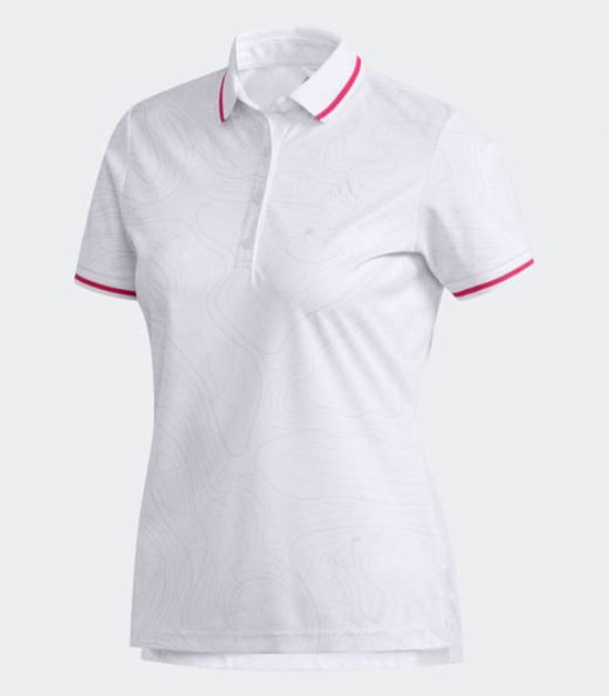 ALLOVER Sizing) Golf Pro Women\'s (Japan Print Pique Polo Shirt Adidas Be |