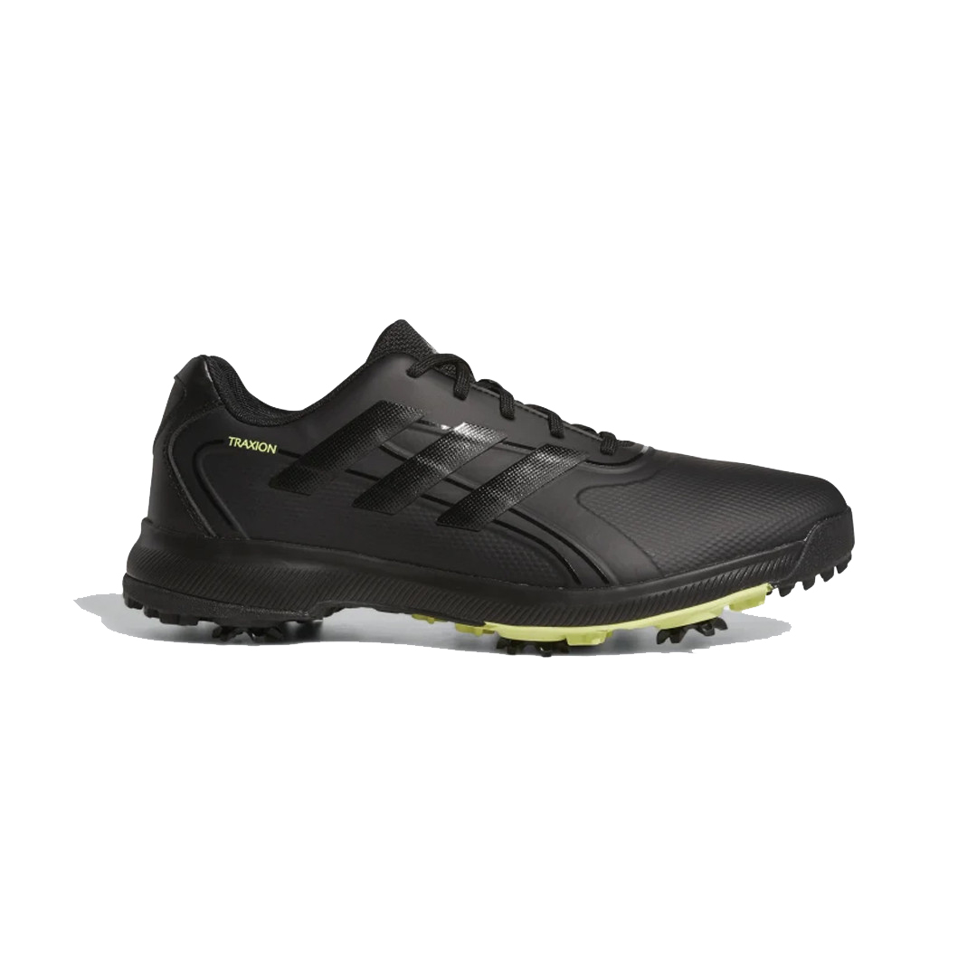 Adidas Traxion Lite Max Wide Spike Men's Shoes – Black (UK Sizing) Golf Pro