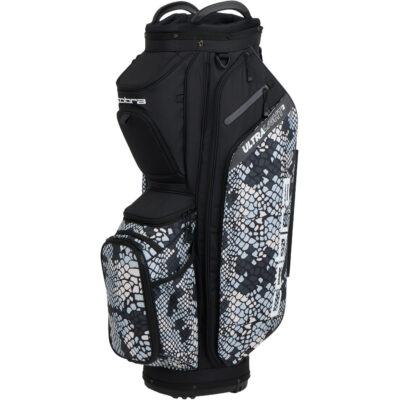 Cobra Ultralight 2 Golf Cart Bag - Black/Snake Camo